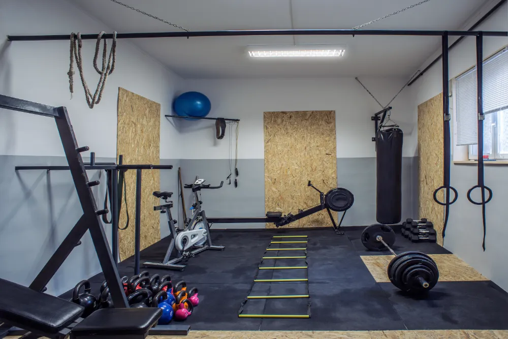Small workout space