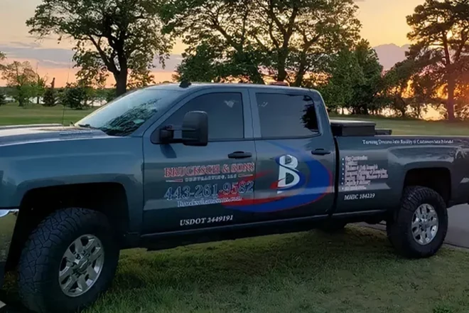Brucksch & Sons Contracting truck