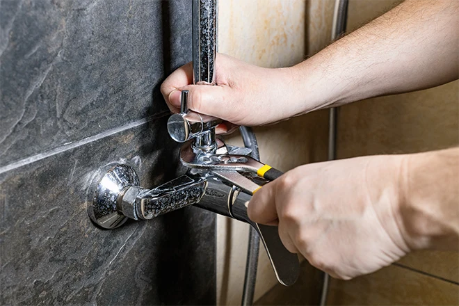Upgrading shower handles and accessories